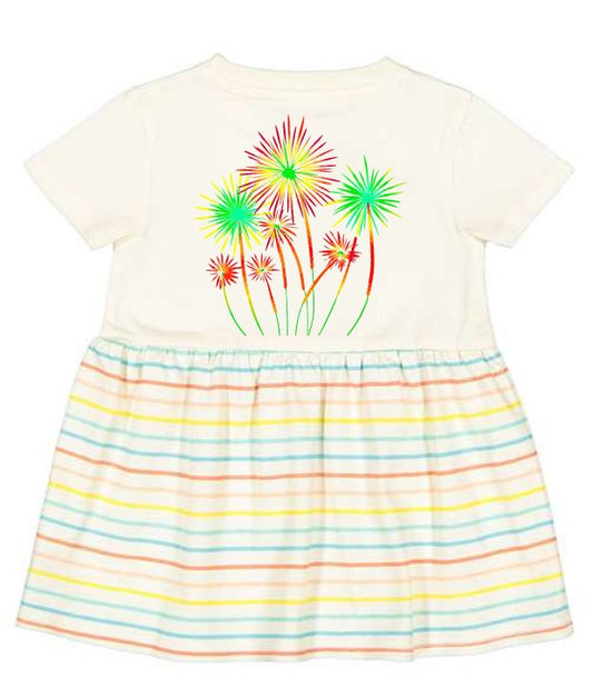 Americana 'I'm All Fireworks and Sparkle!' Dress (Infant)